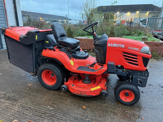 New and Used KUBOTA G26 Low Tip Mower Groundcare Machinery, compact tractors and ride mowers for sale across England, Scotland & Wales.